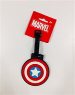 MS LUGGAGE TAG/ROUND/CAPTAIN AMERICA
