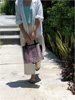 CANDY  CANE PISA Tote สี ม่วง