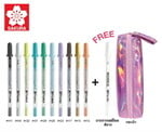 เซ็ทปากกาเจลลี่โรล รุ่นมูนไลท์ 10 สี (GELLY ROLL Moonlight) SAKURA แถมกระเป๋า โฮโลแกรม