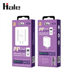HALE ปลั๊กชาร์จเร็ว 2ช่อง PD+QC3.0