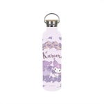 ขวดน้ำสแตนเลส Kuromi สีม่วง ความจุ 1,000 ML    