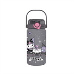 กระติกน้ำสแตนเลส Kuromi สีดำ ความจุ 1,000 ML.   