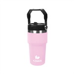 ICEBASE กระบอกน้ำสแตนเลสเก็บอุณหภูมิ 600ML (20oz.) รุ่น VL-510 สีชมพู